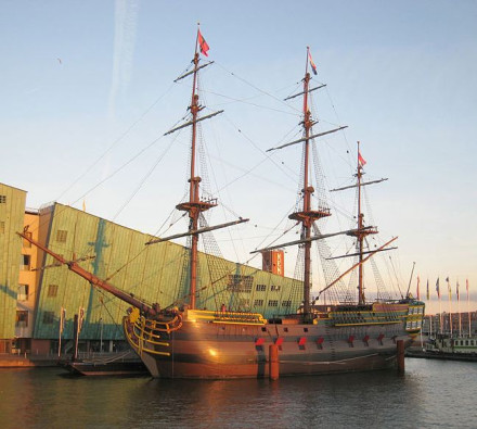 A replica of the Amsterdam