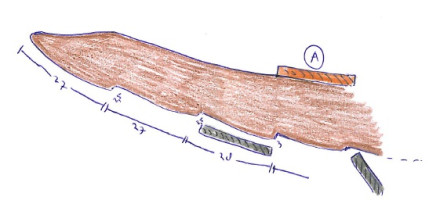 Stavoren 17,frame with clinker built strakes