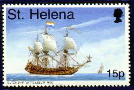 Maritime heritage stamp of St. Helena