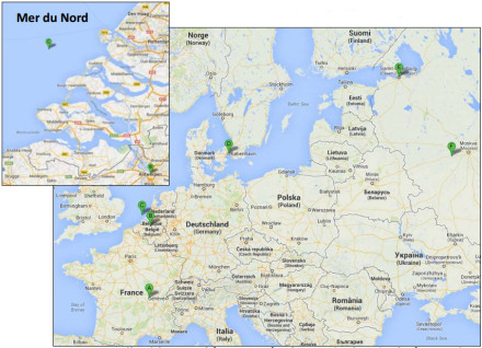 The route of the Kursk