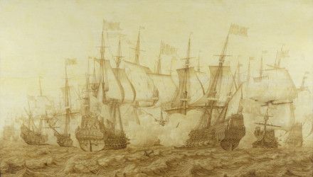De zeeslag bij Nieuwpoort