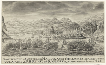 Reynst eskader bij Malaga januari 1784