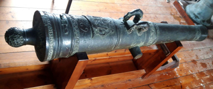 Dutch cannon recovered from the Stirling Castle