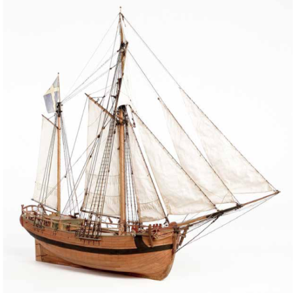 Model of a Swedish galeas from the 17th century, SMTM collection, inventory number Fo183027. Foto: Karolina Kristensson, Sjöhistoriska museet/SMTM