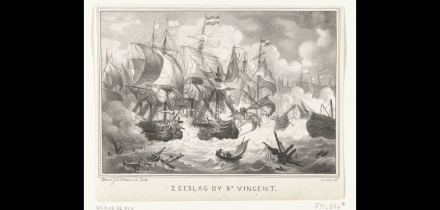An etching of the battle.